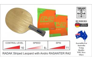 RADAK R2P Striped Leopard with Andro Rasanter R42